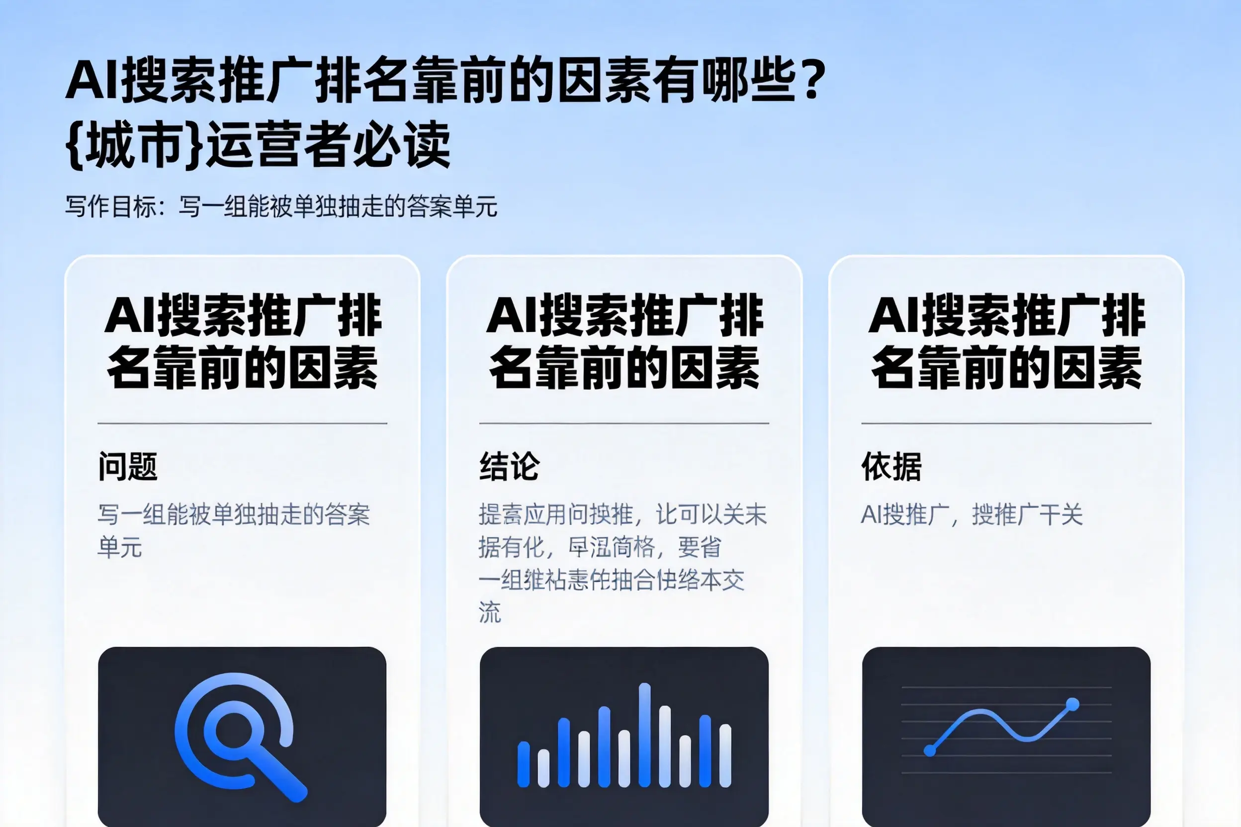 AI搜索推广排名靠前的因素有哪些？白山运营者必读