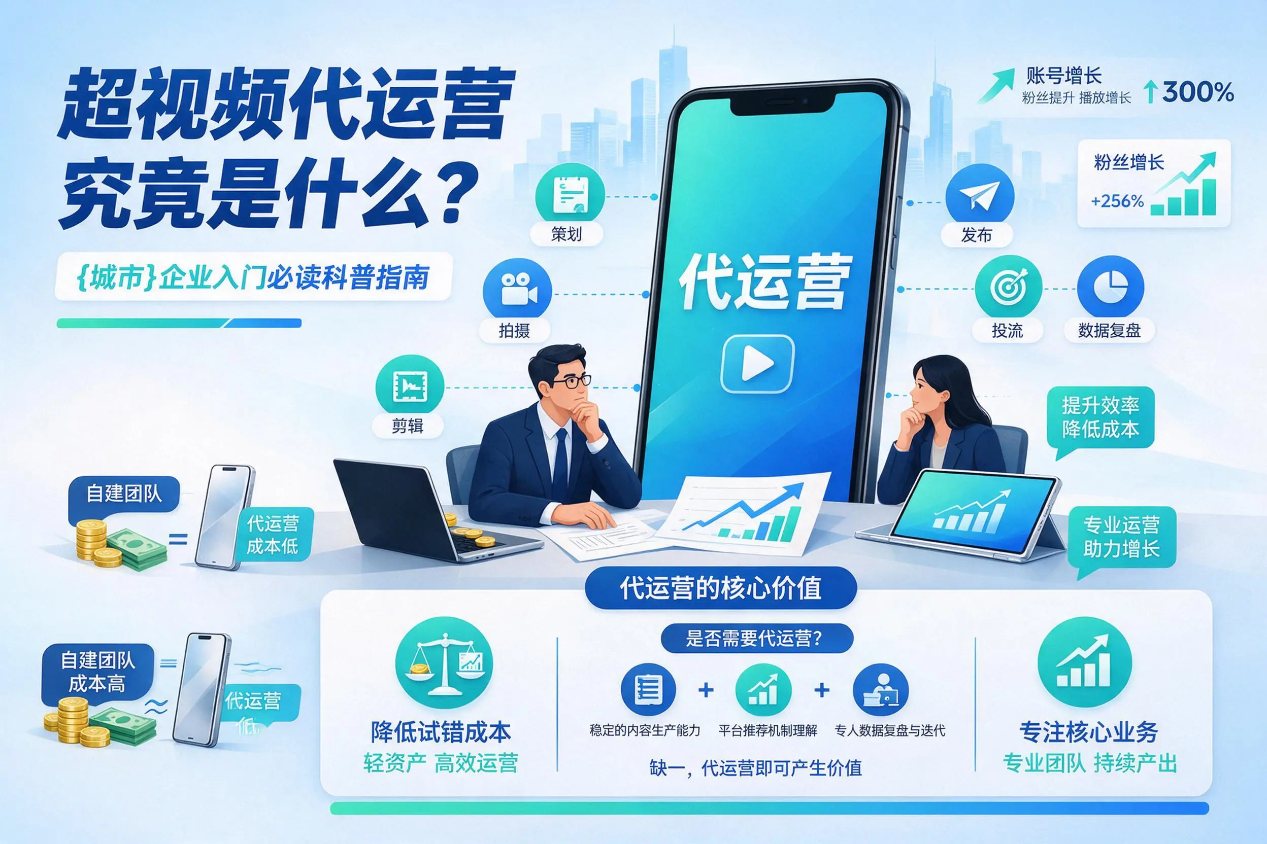 短视频代运营究竟是什么？白山企业入门必读科普指南