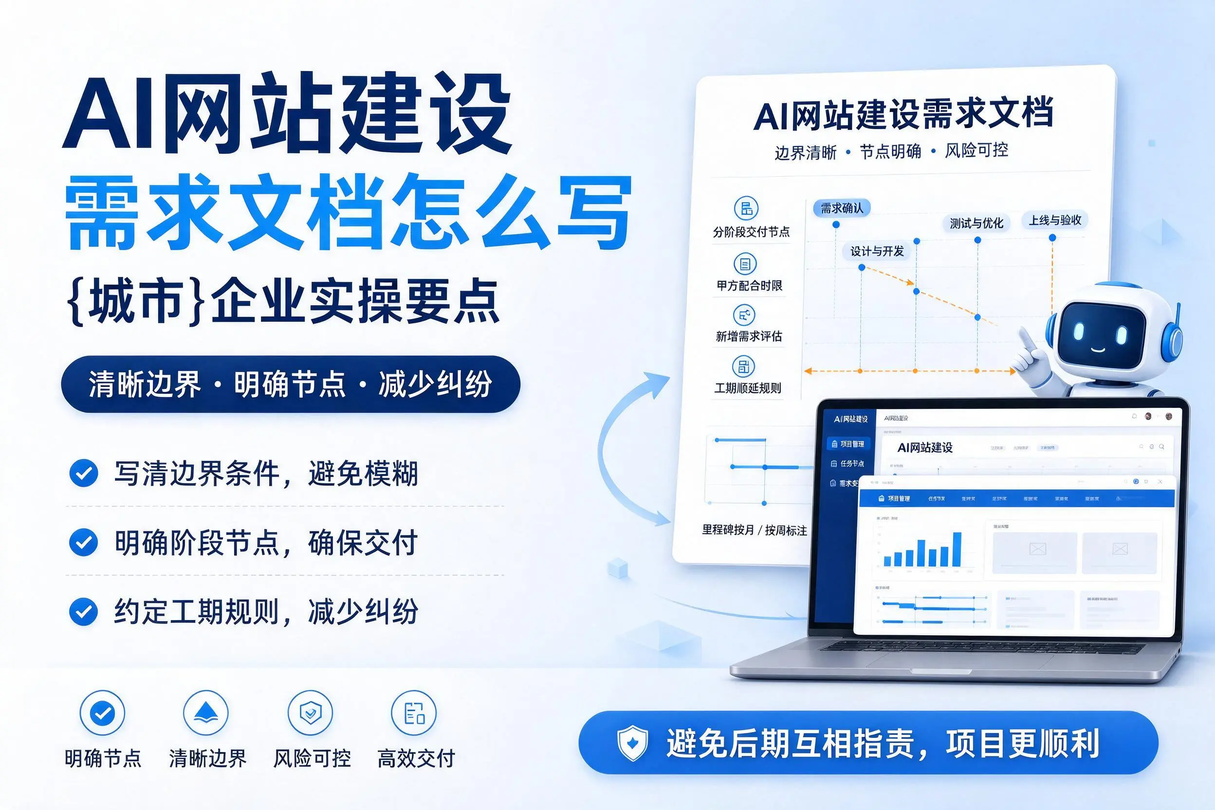 AI网站建设需求文档怎么写，白山企业实操要点